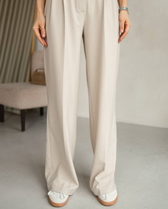 22 Брюки палаццо на резинці